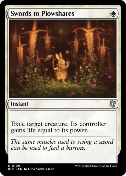 Swords to Plowshares, Commander: Bloomburrow 109