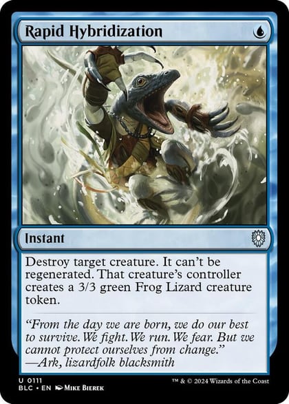 Rapid Hybridization, Commander: Bloomburrow 111