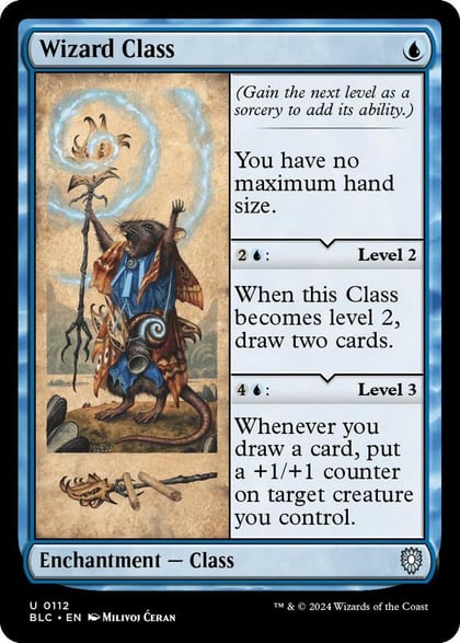 Wizard Class, Commander: Bloomburrow 112