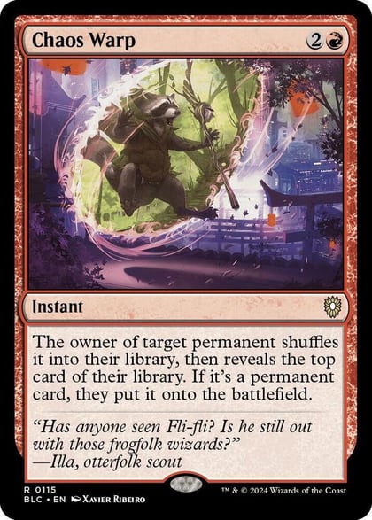 Chaos Warp, Commander: Bloomburrow 115
