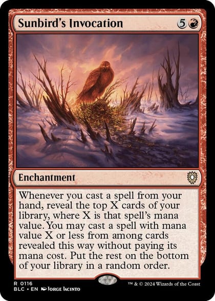 Sunbird's Invocation, Commander: Bloomburrow 116