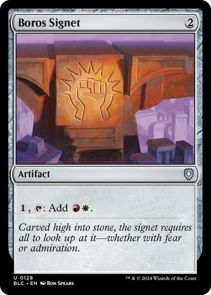 Boros Signet, Commander: Bloomburrow 128