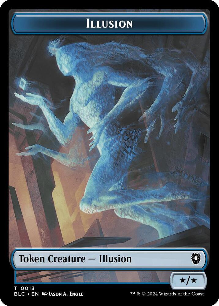 Illusion // Goblin Double-Sided Token, Commander: Bloomburrow 13 // 21