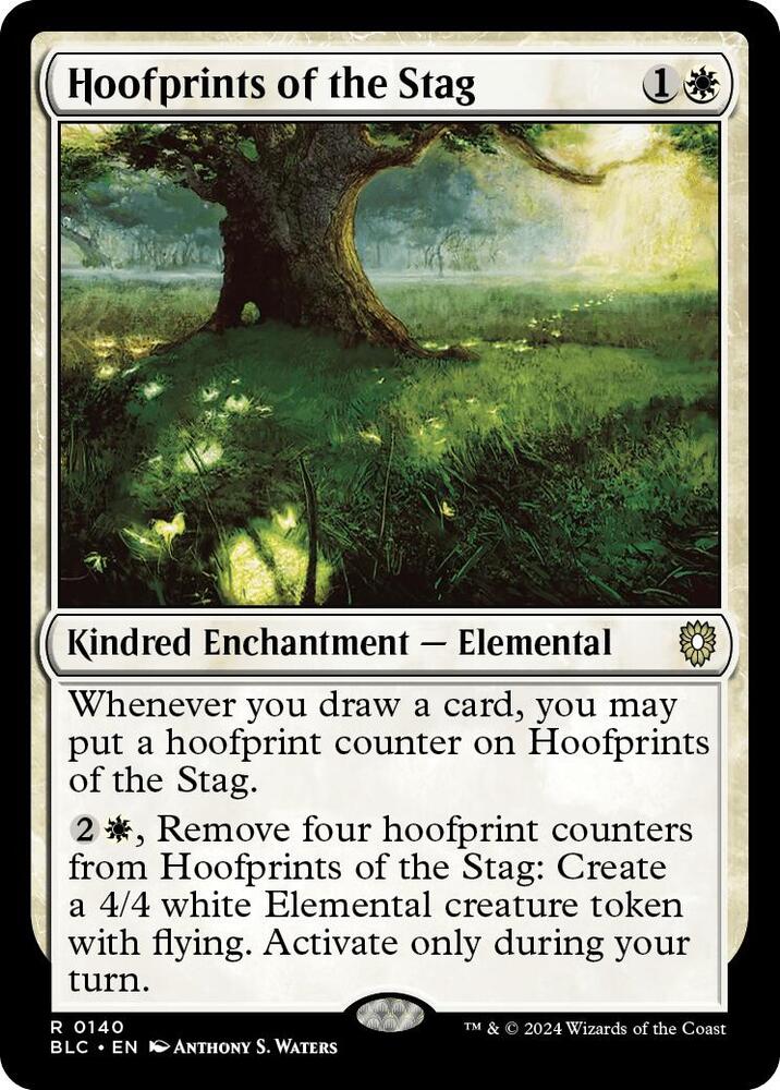 Hoofprints of the Stag, Commander: Bloomburrow 140