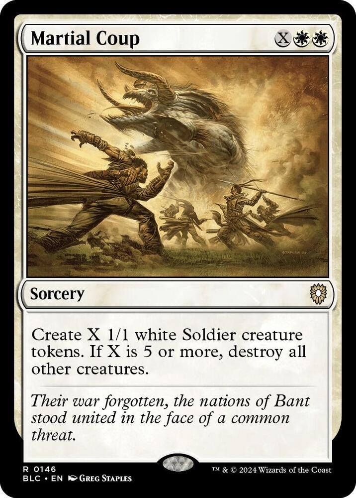 Martial Coup, Commander: Bloomburrow 146