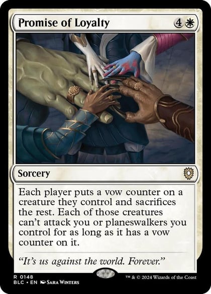 Promise of Loyalty, Commander: Bloomburrow 148