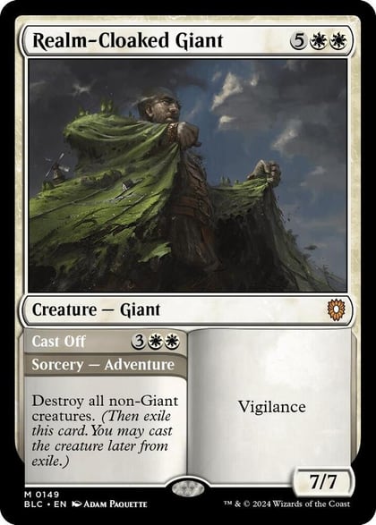 Realm-Cloaked Giant, Commander: Bloomburrow 149