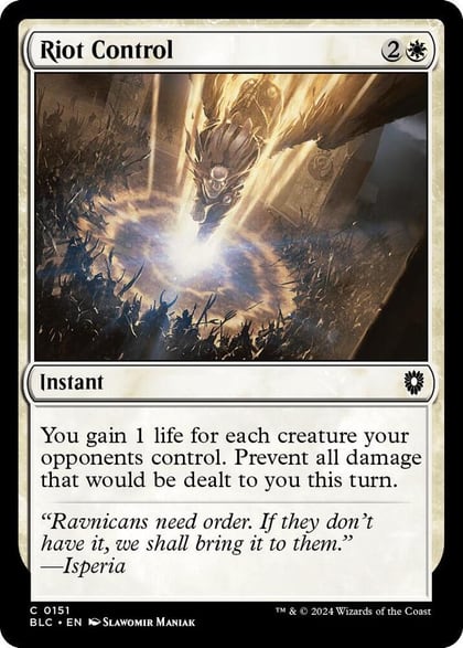 Riot Control, Commander: Bloomburrow 151