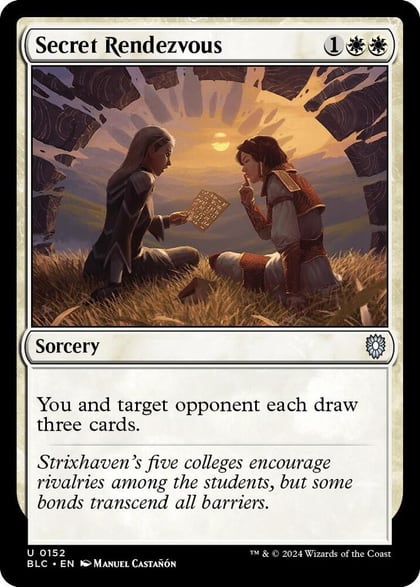 Secret Rendezvous, Commander: Bloomburrow 152