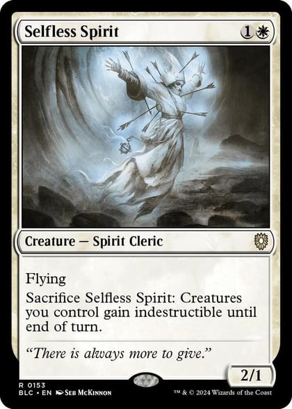 Selfless Spirit, Commander: Bloomburrow 153