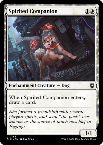 Spirited Companion, Commander: Bloomburrow 155