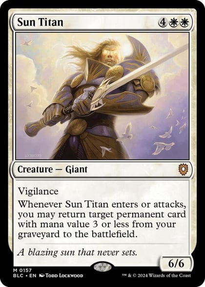Sun Titan, Commander: Bloomburrow 157