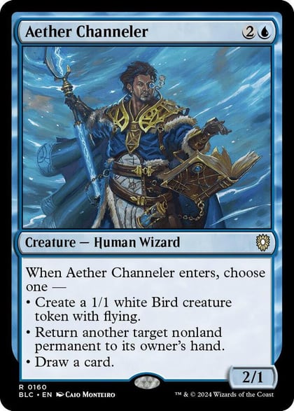 Aether Channeler, Commander: Bloomburrow 160