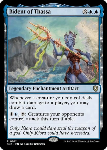 Bident of Thassa, Commander: Bloomburrow 162