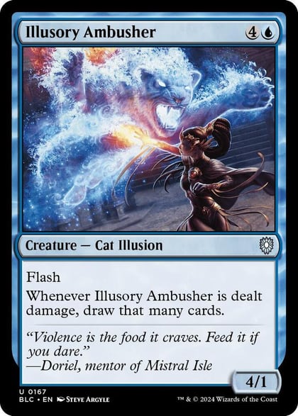 Illusory Ambusher, Commander: Bloomburrow 167