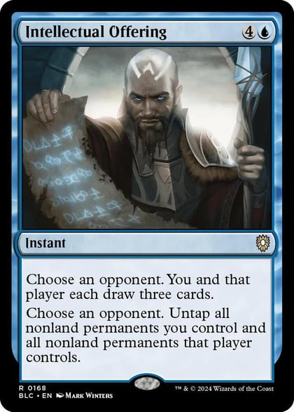 Intellectual Offering, Commander: Bloomburrow 168