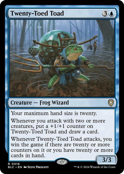 Twenty-Toed Toad, Commander: Bloomburrow 16