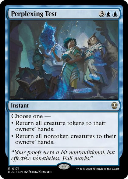 Perplexing Test, Commander: Bloomburrow 171