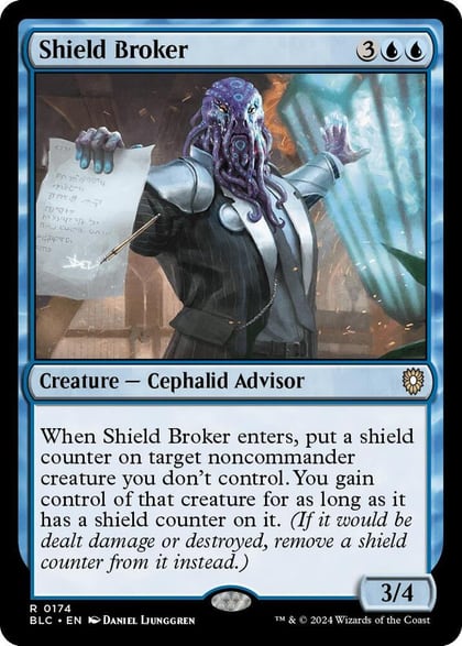 Shield Broker, Commander: Bloomburrow 174