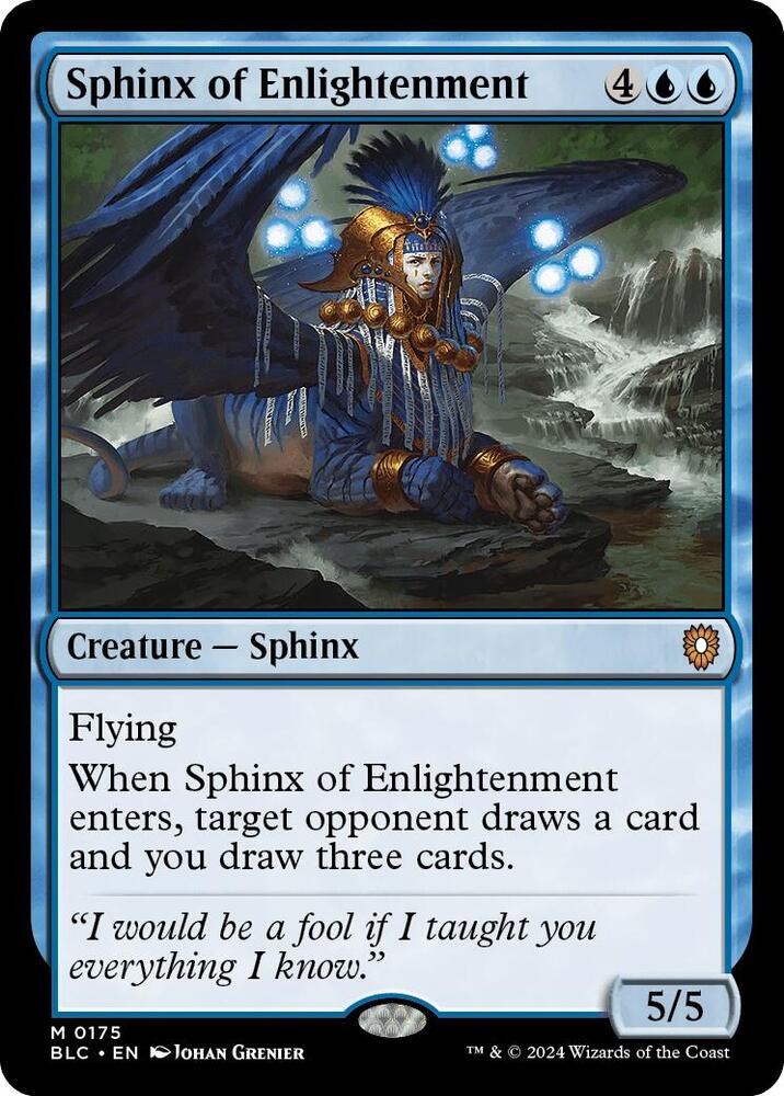 Sphinx of Enlightenment, Commander: Bloomburrow 175
