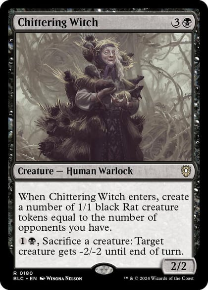 Chittering Witch, Commander: Bloomburrow 180