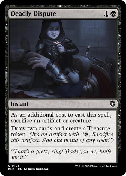 Deadly Dispute, Commander: Bloomburrow 181