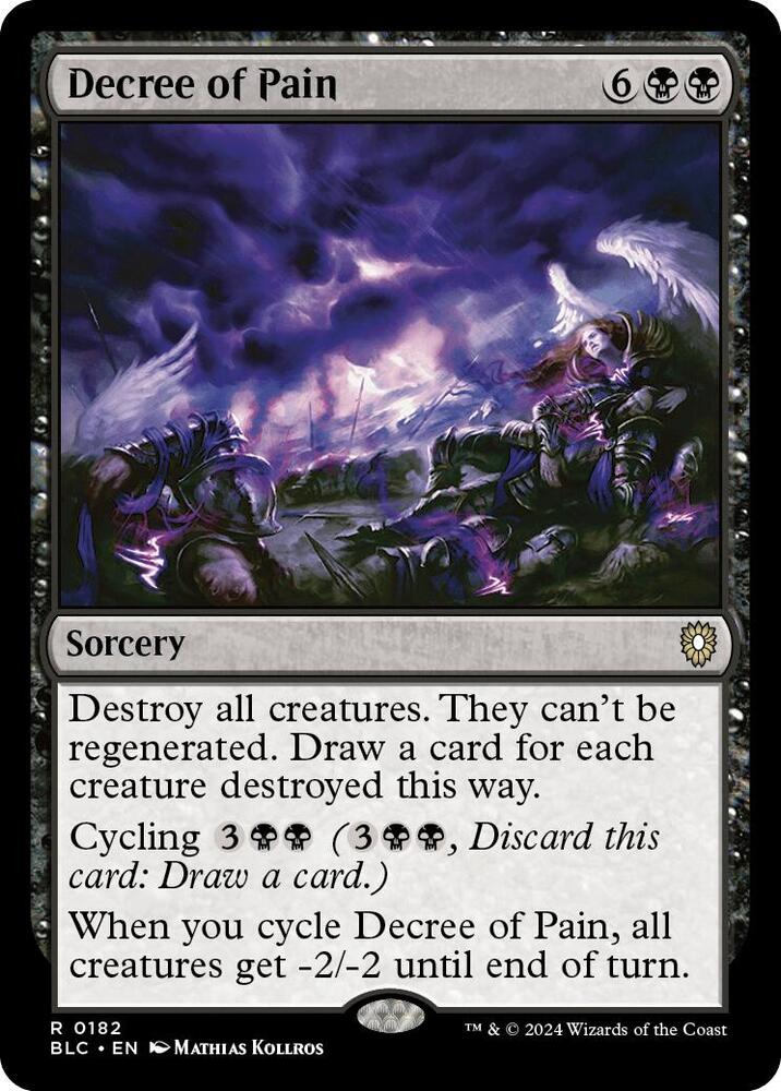 Decree of Pain, Commander: Bloomburrow 182
