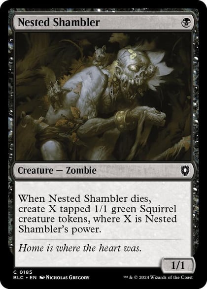 Nested Shambler, Commander: Bloomburrow 185