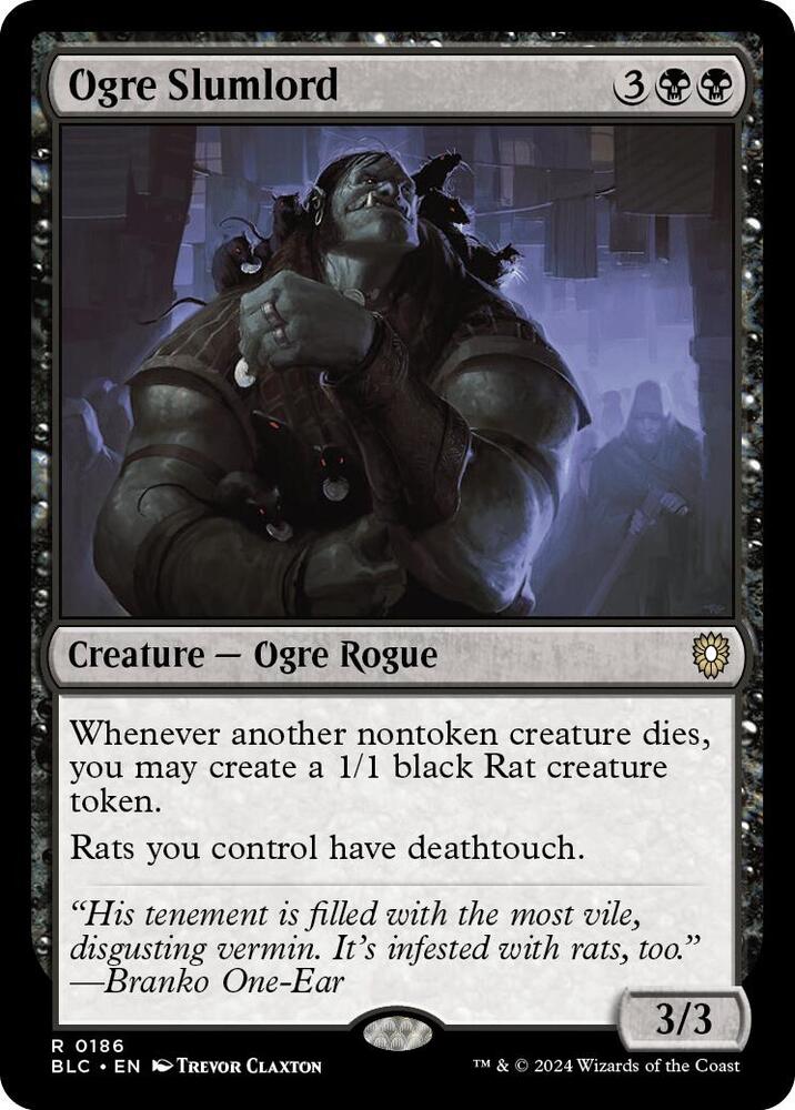Ogre Slumlord, Commander: Bloomburrow 186