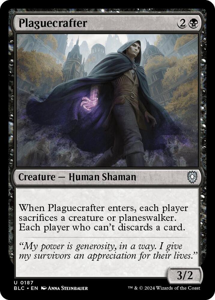 Plaguecrafter, Commander: Bloomburrow 187