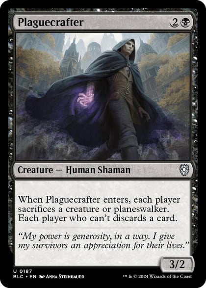 Plaguecrafter, Commander: Bloomburrow 187