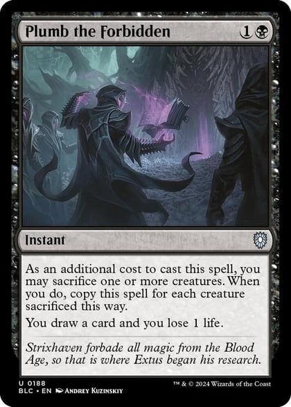 Plumb the Forbidden, Commander: Bloomburrow 188