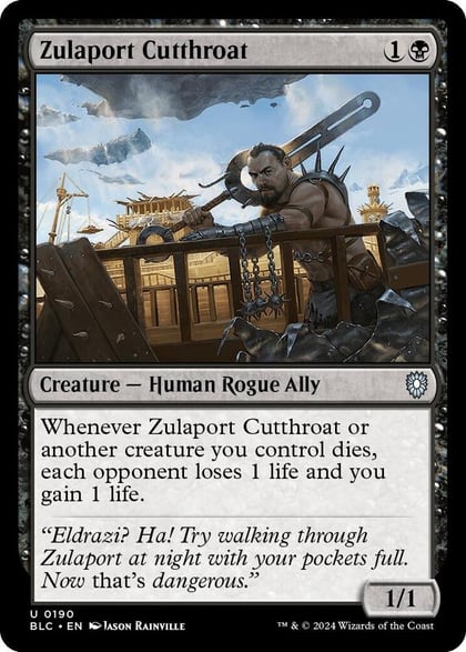 Zulaport Cutthroat, Commander: Bloomburrow 190