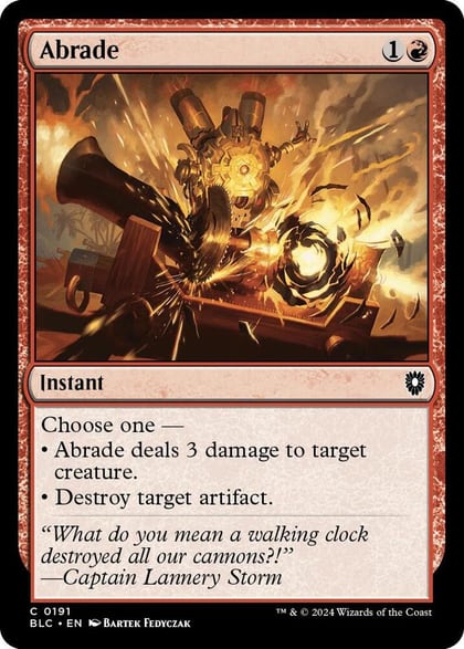 Abrade, Commander: Bloomburrow 191