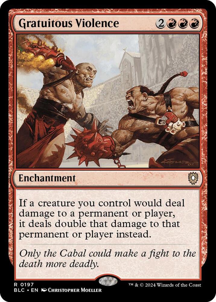 Gratuitous Violence, Commander: Bloomburrow 197