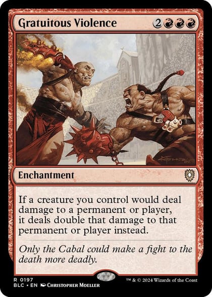Gratuitous Violence, Commander: Bloomburrow 197