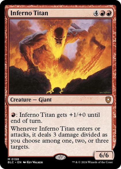 Inferno Titan, Commander: Bloomburrow 198