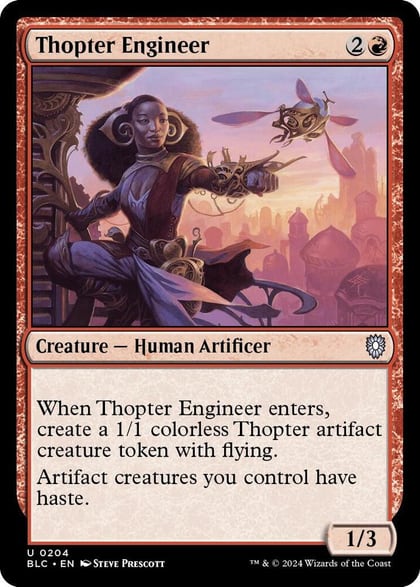 Thopter Engineer, Commander: Bloomburrow 204