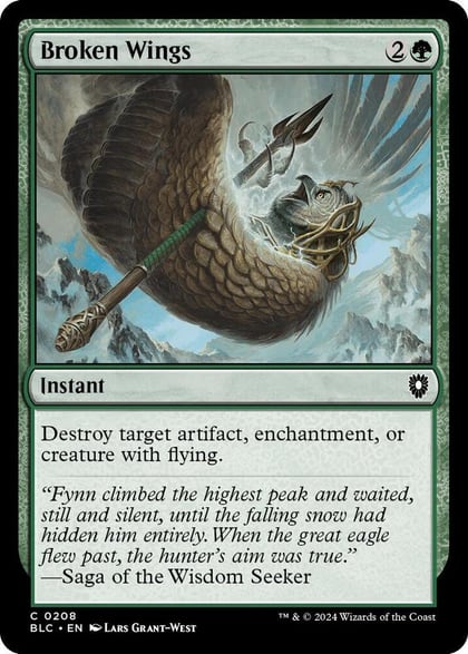 Broken Wings, Commander: Bloomburrow 208