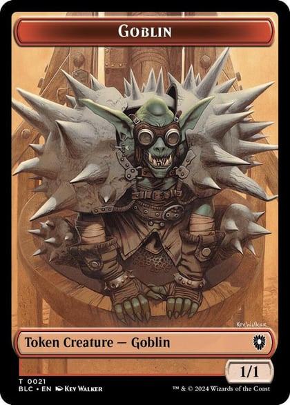 Goblin // Thopter Double-Sided Token, Commander: Bloomburrow 21 // 39