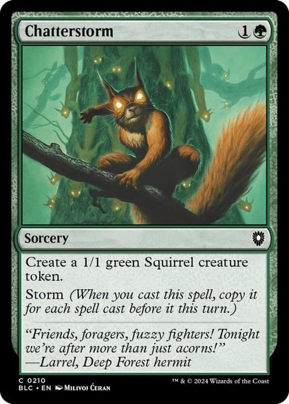 Chatterstorm, Commander: Bloomburrow 210