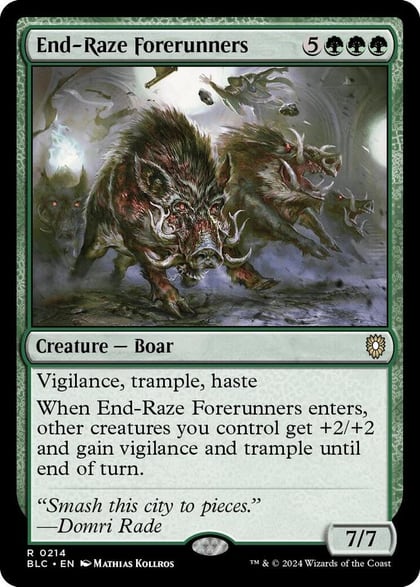 End-Raze Forerunners, Commander: Bloomburrow 214