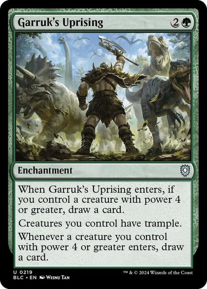 Garruk's Uprising, Commander: Bloomburrow 219