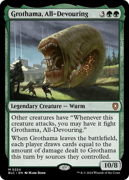 Grothama, All-Devouring, Commander: Bloomburrow 224
