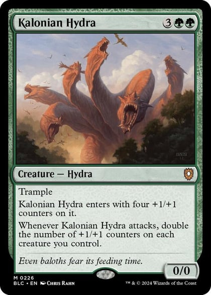 Kalonian Hydra, Commander: Bloomburrow 226