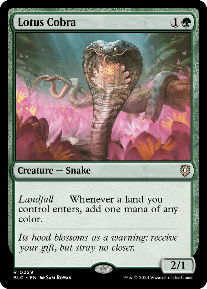 Lotus Cobra, Commander: Bloomburrow 229