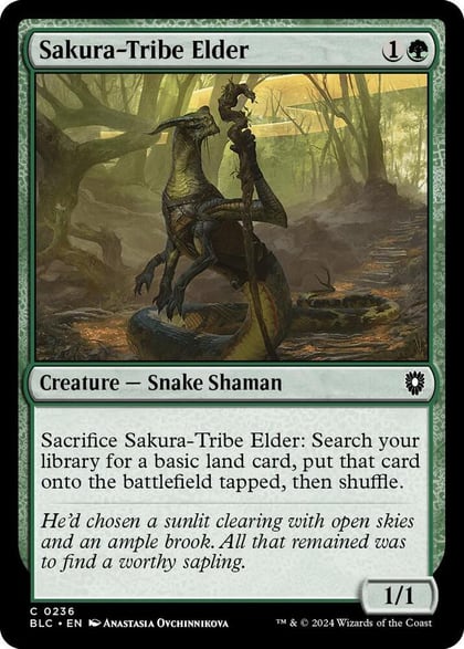 Sakura-Tribe Elder, Commander: Bloomburrow 236