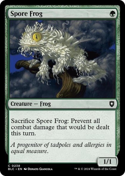 Spore Frog, Commander: Bloomburrow 238