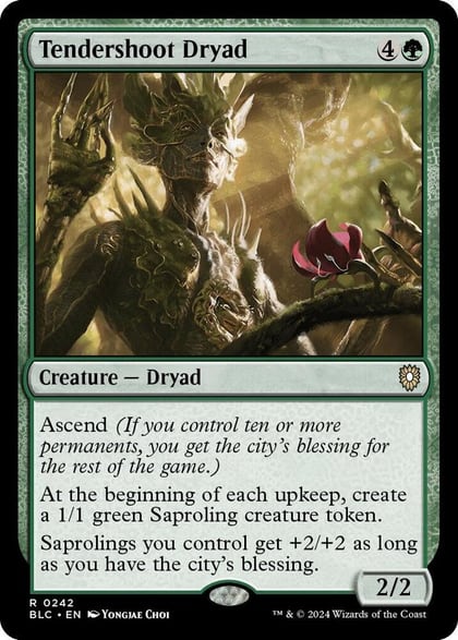 Tendershoot Dryad, Commander: Bloomburrow 242