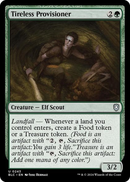Tireless Provisioner, Commander: Bloomburrow 243